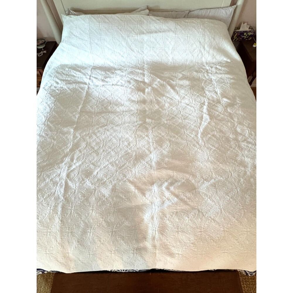 Hotel Balfour King Matelassé Quilt & sham set, white